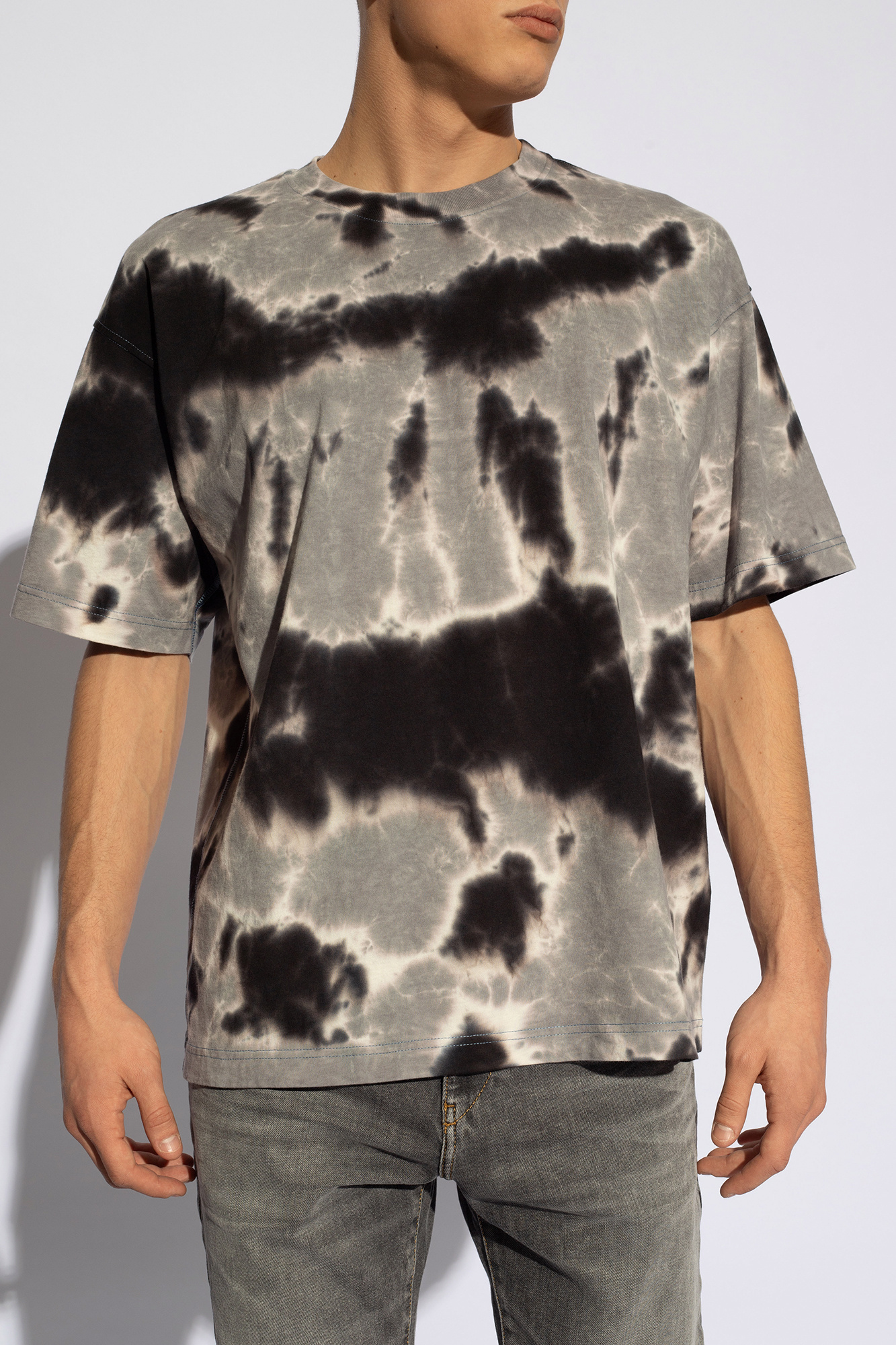 DIESEL タイダイ Tシャツ T-BOXT-N15 半袖 Grey 'T - SchaferandweinerShops Cambodia - BOXT - dye T